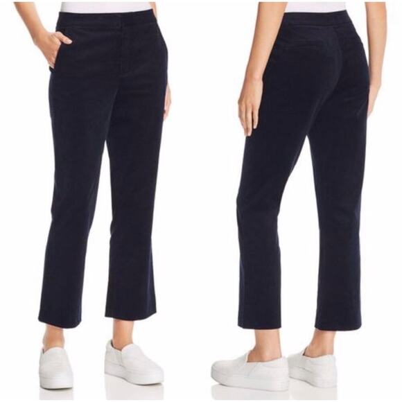 JOIE Women’s cropped navy blue corduroy size 8
